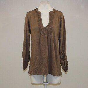 Ann taylor LOFT  roll sleeve top